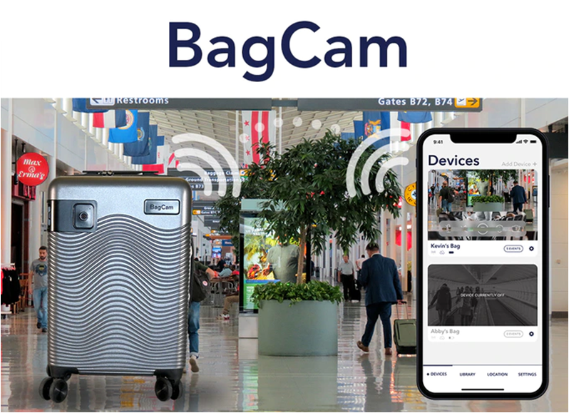 Everyday, there are 3,000 pieces of luggage stolen at airports. Deter baggage theft with BagCam.